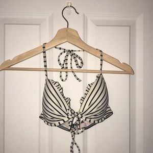 Victoria's Secret- striped swim top